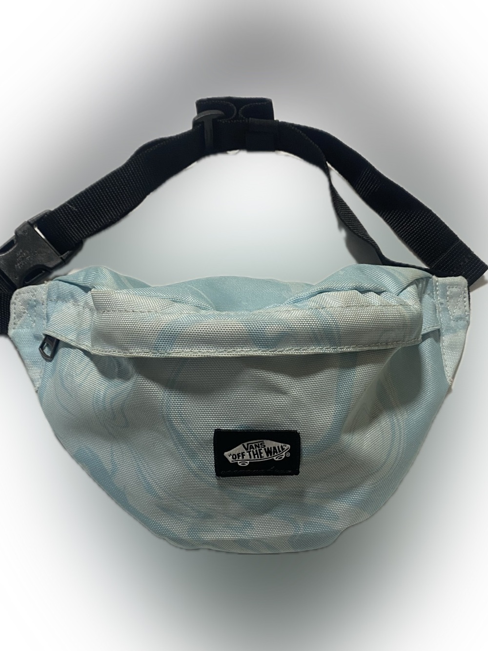 Vans Light Blue Tie-Dye Waist Pack with Black Strap